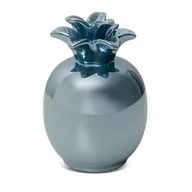 Figurki dekoracyjne - Figurka Dekoracyjna Ceramiczna Ananas Simona 11X11X16 Turkusowa - miniaturka - grafika 1