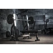 Ławki treningowe - Gorilla Sports Ławka do ćwiczeń ze stojakami prosta (100128-00045-0001) - miniaturka - grafika 1