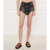 Spodenki damskie - One Teaspoon Jeansowe szorty RENEGADES | Regular Fit | high waist - miniaturka - grafika 1