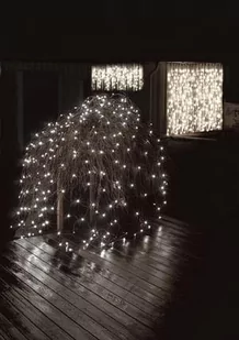 Świetlna zasłona 702908 Markslojd dekoracyjna 200 LED 18,4W czarna ciepła - Lampy ogrodowe - miniaturka - grafika 1