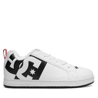 Sneakersy męskie - Sneakersy DC COURT GRAFFIK SQ ADYS100442-WLK Biały - miniaturka - grafika 1