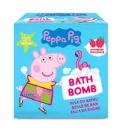 Kosmetyki kąpielowe dla dzieci - KIDS Kula musująca 165g Świnka Peppa malina - miniaturka - grafika 1