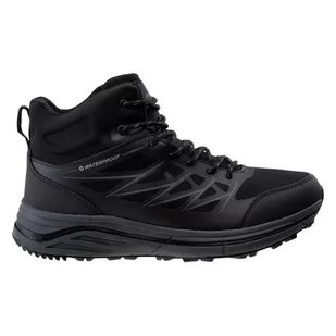 Buty Hi-Tec Gewila Mid Wp M 92800376983 czarne - Buty trekkingowe męskie - miniaturka - grafika 1