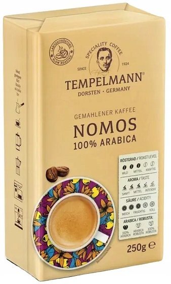 TEMPELMANN NOMOS 250g Kawa mielona