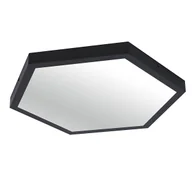 Lampy sufitowe - Sufitowa lampa geometryczna Hexagon 1227 LED 40W 4000K czarny - miniaturka - grafika 1