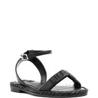 Sandały damskie - Liu Jo Sandały PEPITA 04 | z dodatkiem skóry - miniaturka - grafika 1