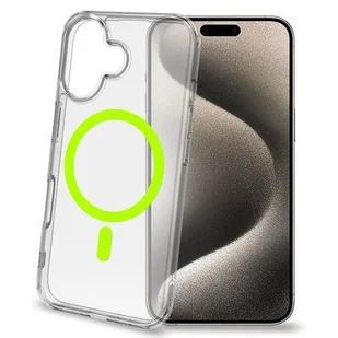 Etui CELLY Gelskinmag do Apple iPhone 16 Przezroczysto-żółty - Etui i futerały do telefonów - miniaturka - grafika 1