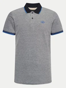 Blend Polo 20716469 Szary Regular Fit - Koszulki męskie - miniaturka - grafika 1