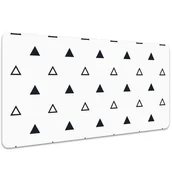 Podkładki na biurko - Mata na biurko Trójkąty geometria 100x50 cm - miniaturka - grafika 1