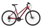 Rowery - Rower crossowy damski Kellys Clea 90 Dark Red M (19") - miniaturka - grafika 1