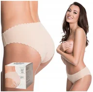 Majtki damskie - Bezszwowe MAJTKI FIGI DAMSKIE Beżowe Julimex r. XL - miniaturka - grafika 1