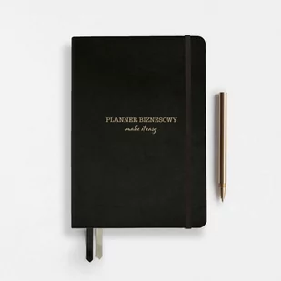 Make it Easy, Planner biznesowy A5, Czarny - Planery - miniaturka - grafika 1