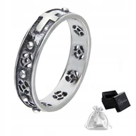 Pierścionki - Obrączka RÓŻANIEC srebrna pr. 925 Pierścionek Różaniec na Palec r. 15 - miniaturka - grafika 1