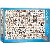 Puzzle - Puzzle 1000 The world of dogs 6000-0581 - Eurographics - miniaturka - grafika 1