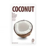 Maseczki do twarzy - Blue Dot Mask A With Iceland Glacial Water rozświetlająca maseczka w płacie Coconut 20g 92675-uniw - miniaturka - grafika 1