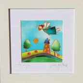 Pamiątka Chrztu Świętego - Komunijny Anioł Stróż - miniaturka - grafika 1