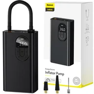 Akcesoria motoryzacyjne - Baseus Baseus mini kompresor samochodowy pompka do kół z akumulatorem 2500mAh 54W czarny (CRNL040001) CRNL040001 - miniaturka - grafika 1