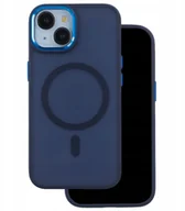 Etui i futerały do telefonów - Nakładka Frozen Mag do Samsung Galaxy S24 FE granatowa - miniaturka - grafika 1