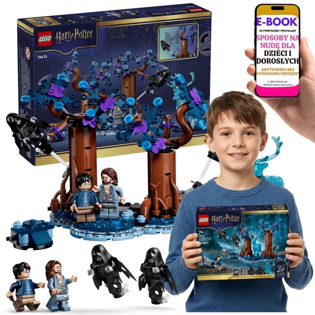LEGO Harry Potter Expecto Patronum Prezent (76475) + E-BOOK-3