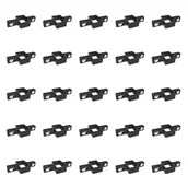 Akcesoria do ogrodzeń - Obejma pośrednia antracytowa matowa 4 x 6 cm - 25 szt. - miniaturka - grafika 1