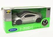 Samochody i pojazdy dla dzieci - Welly 1:34 Honda 2015 NSX -srebrna - miniaturka - grafika 1