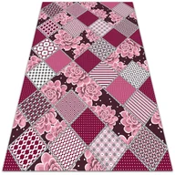 Dywany - Dywan winylowy do domu Sukulenty kolaż 140x210 cm - miniaturka - grafika 1