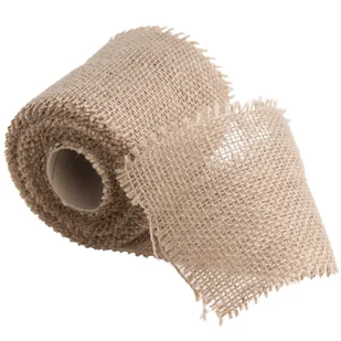 Tkanina jutowa naturalna 10cm 5mb - Pasmanteria - miniaturka - grafika 1