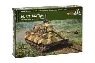 Italeri Model plastikowy SD.KFZ 182 Tygrys II GXP-680201 - Kolekcjonerskie modele pojazdów - miniaturka - grafika 1