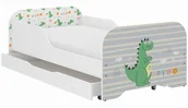 Łóżeczka i kojce - Łóżko dziecięce MIKI 140x70 DINO - miniaturka - grafika 1