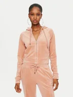 Bluzy damskie - Juicy Couture Bluza Madison JCWA122001 Beżowy Slim Fit - miniaturka - grafika 1