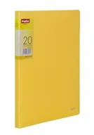 Pozostałe akcesoria dla plastyków - Teczka A4 Z 20 Koszulkami Clear Book Prążki Patio Żółty - miniaturka - grafika 1
