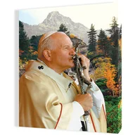 Ikony i obrazy sakralne - Obraz religijny na płótnie Święty Jan Paweł II - miniaturka - grafika 1