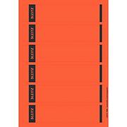 Etykiety do drukarek - Leitz Etykiety na grzbiecie do segregatorów standardowych i twardych tektur, 150 sztuk, krótki i wąski, 39 x 192 mm, papier, czerwony, 16862025 - miniaturka - grafika 1