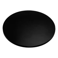 Biurka - Blat do stolika laminowany okrągły czarny 68 cm Kolm - miniaturka - grafika 1