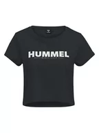 Koszulki i topy damskie - Hummel Koszulka "Legacy" w kolorze czarnym - miniaturka - grafika 1