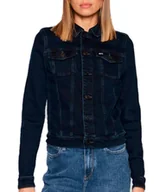 Kurtki damskie - Kurtka jeansowa Tommy Jeans Vivianne Slim Fit DW0DW10664 L - miniaturka - grafika 1