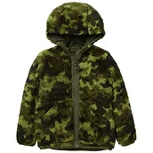 Kurtki i płaszcze dla chłopców - Helly Hansen K Champ odwracalna kurtka koszula, użytkowa zielona AOP, 32 mężczyźni, użyteczność zielony Aop, 32, Narzędzie Green Aop, 32 - miniaturka - grafika 1