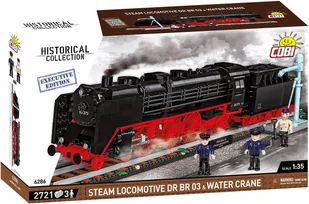 KLOCKI COBI 6286 LOKOMOTYWA Steam Locomotive DR BR 03 & Water Crane HC 2721 - Klocki - miniaturka - grafika 1