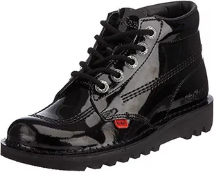 Kickers Damskie botki Kick Hi Classic, Czarny patent, 39 EU - Botki damskie - miniaturka - grafika 1