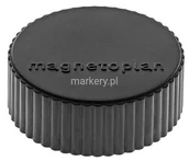 Tablice i flipcharty - magnetoplan Magnetoplan Magnum magnesy, średnica 34 mm, 10 sztuk, czarny 9000483170 - miniaturka - grafika 1