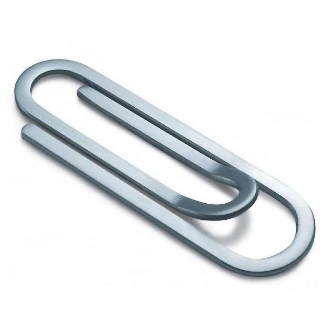 Klip na pieniądze PHILIPPI Yap, srebrny, 6,4 cm