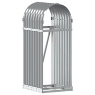 Wózki magazynowe - vidaXL Stojak na drewno, jasnoszary, 40x45x100 cm, stal galwanizowana - miniaturka - grafika 1