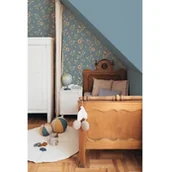 Wyposażenie pokoiku dziecięcego - Tapeta Little Boho Flowers Blue - miniaturka - grafika 1