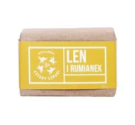 Mydła - Mydlarnia Cztery Szpaki Cztery Szpaki Mydło naturalne Len i Rumianek 110g 1234605456 - miniaturka - grafika 1