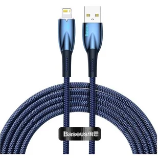 Baseus Kabel USB do Lightning Glimmer, 2.4A, 2m niebieski - Kable USB - miniaturka - grafika 1