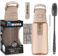 Dzbanki filtrujące - Zestaw 2x szczoteczki do mycia + Butelka Dafi Solid FitMania 0,5 cappuccino - miniaturka - grafika 1