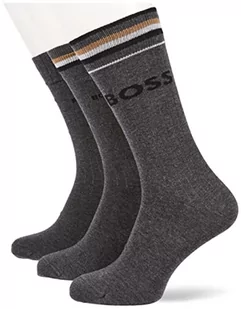 BOSS Męskie skarpety regularne, Medium Grey31., 39-42 EU - Skarpetki męskie - miniaturka - grafika 1