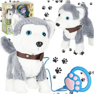 Zabawki interaktywne dla dzieci - ZABAWKOWY PIESEK INTERAKTYWNY NA SMYCZY SZCZEKA - miniaturka - grafika 1