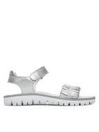 Buty dla dziewczynek - Primigi Sandały 7890700 D Srebrny - miniaturka - grafika 1