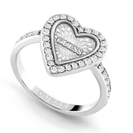 Pierścionki - Pierścionek Guess Love Me Tender JUBR03243JWRH56 rozmiar 16 - miniaturka - grafika 1